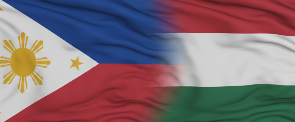 Philippines Hungary Falg