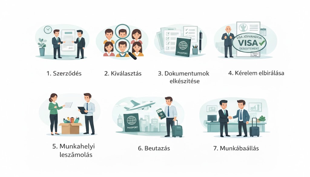 Vízumkérelmezés folyamata